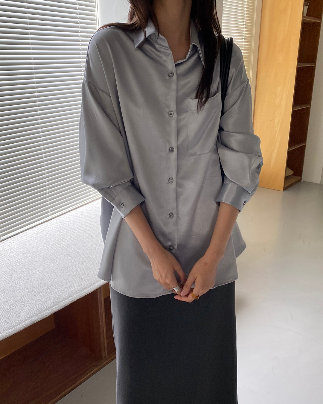 satin shirt