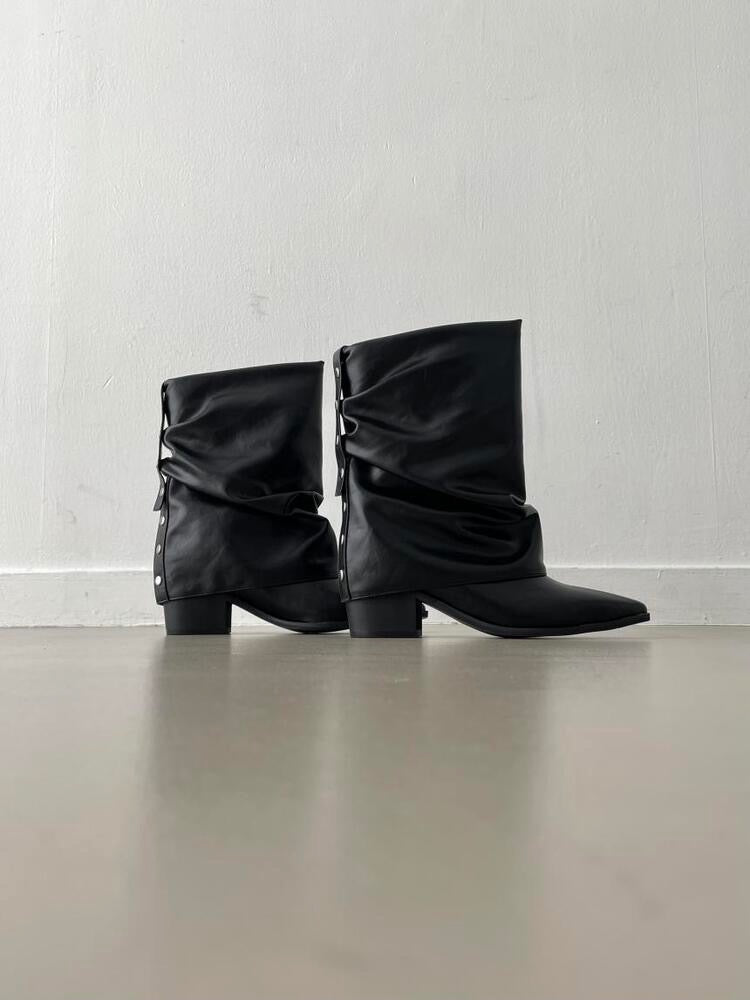 stud folding western boots [ROS08]