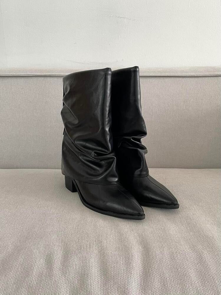 stud folding western boots [ROS08]