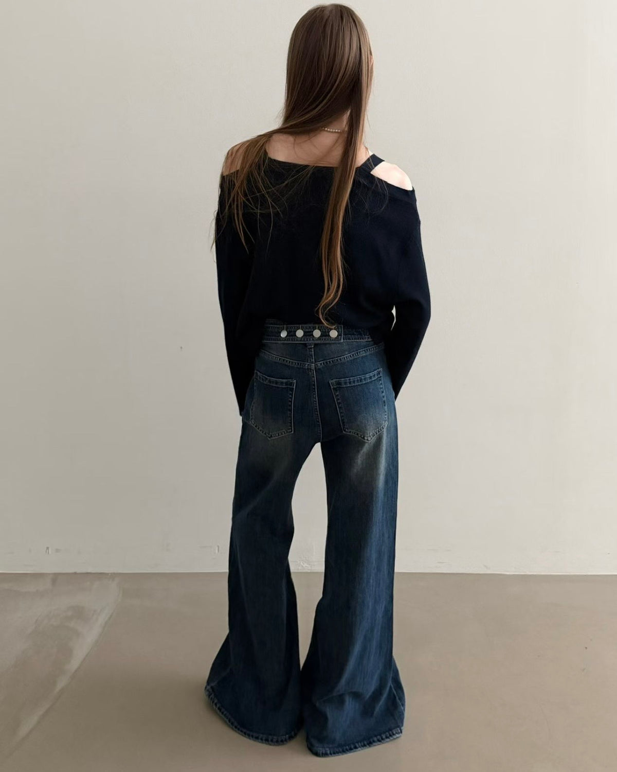 back button denim