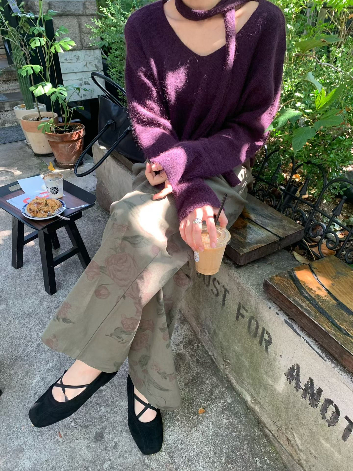 vintage washed pants