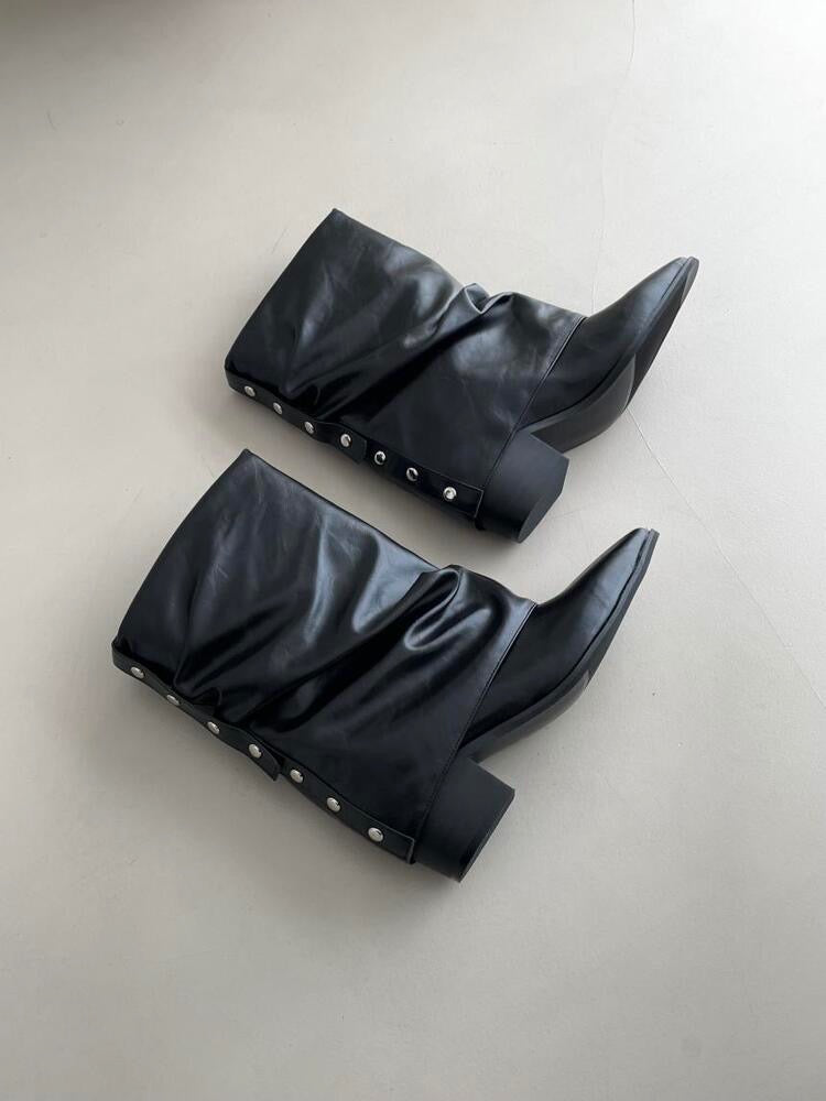 stud folding western boots [ROS08]