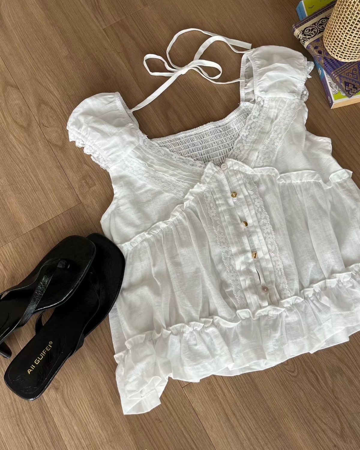 adonis lace blouse