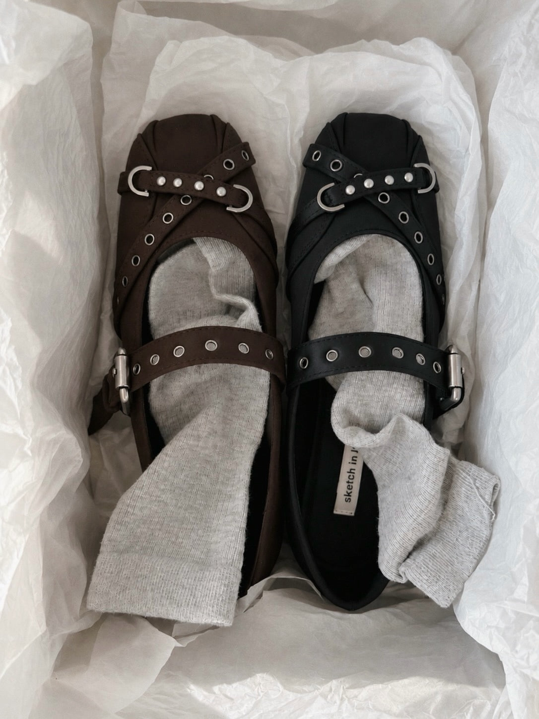 chrome eyelet flat [ROS09]