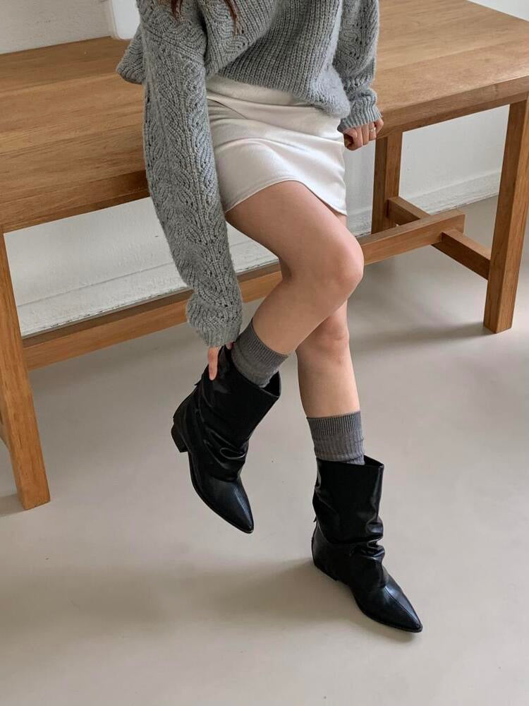 stud folding western boots [ROS08]
