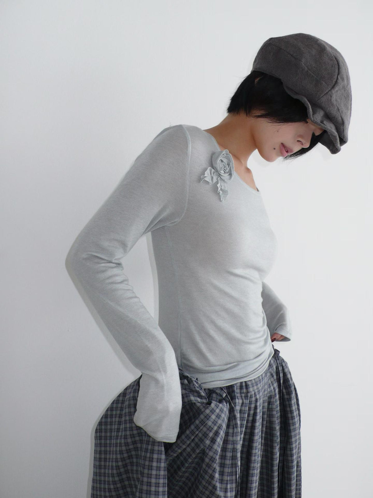 corsage wool longsleeves
