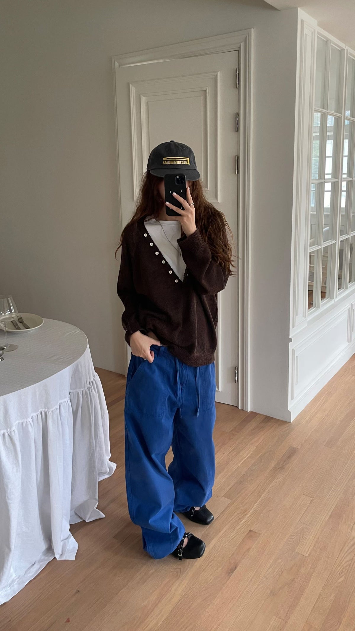 deep button knit