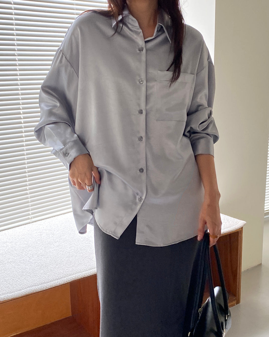 satin shirt