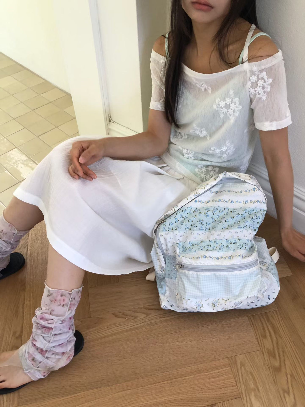 bella embroidery knit