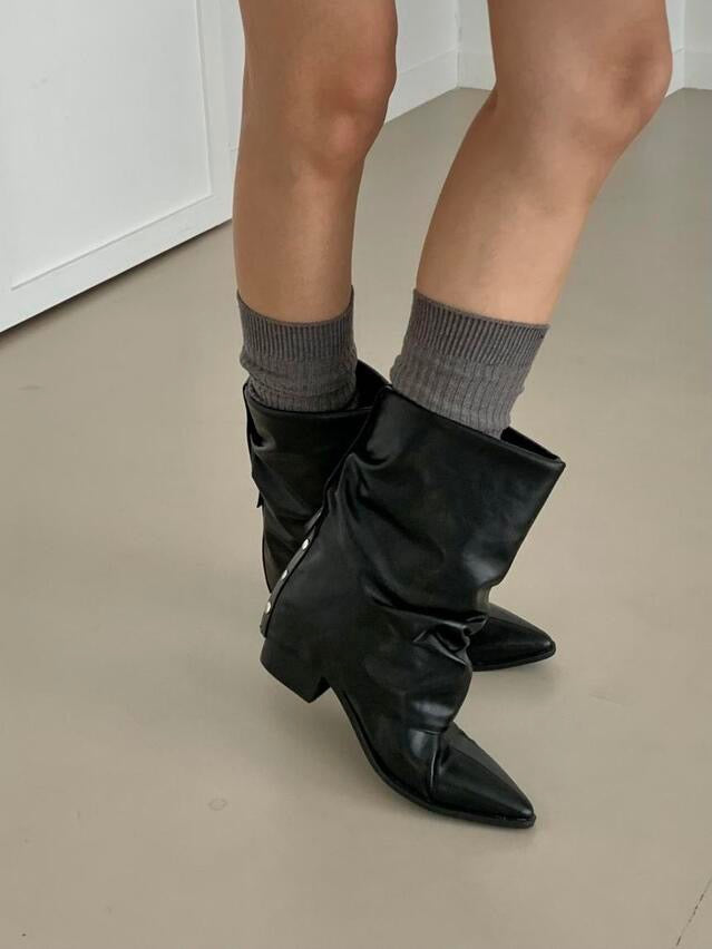 stud folding western boots [ROS08]