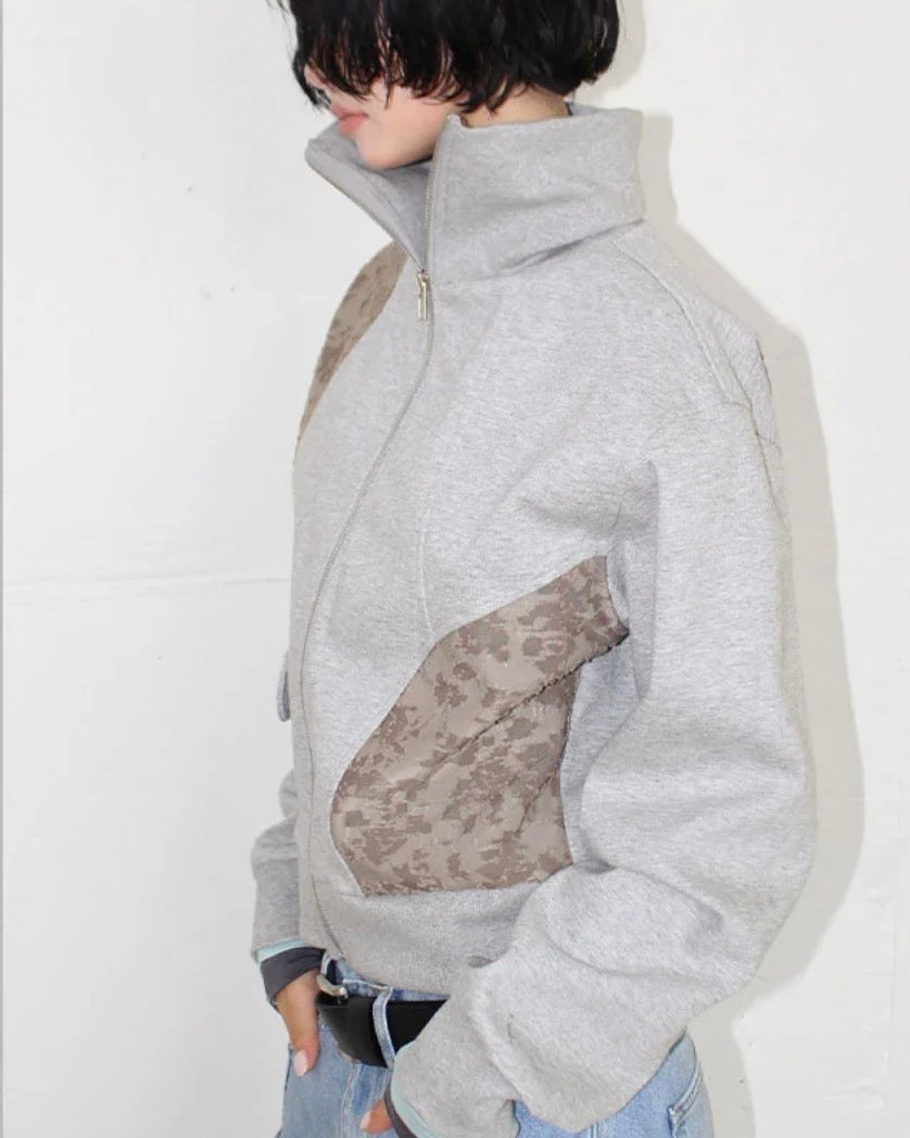burning lace sweat jacket