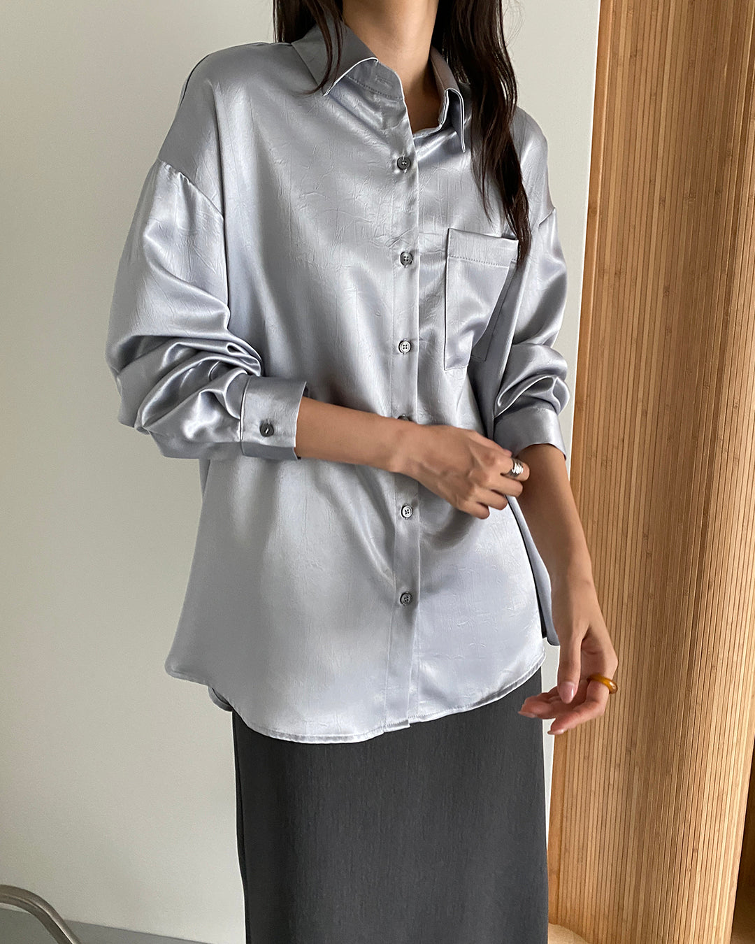 satin shirt