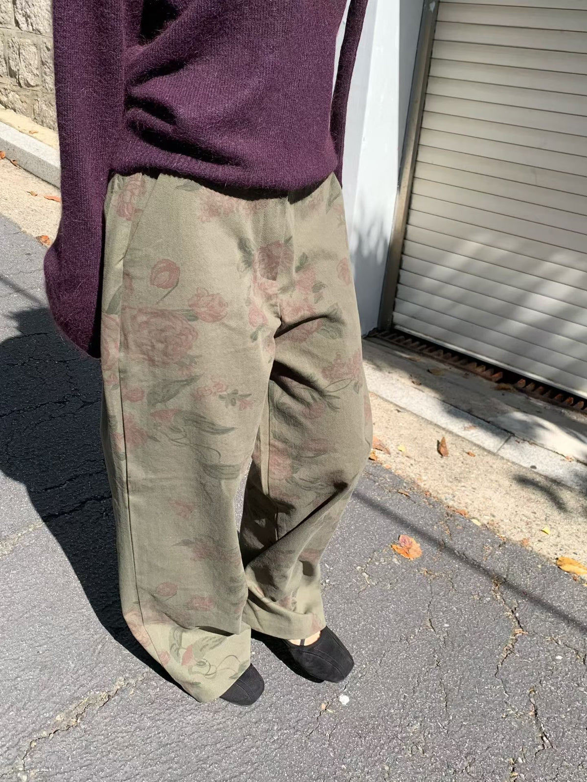 vintage washed pants