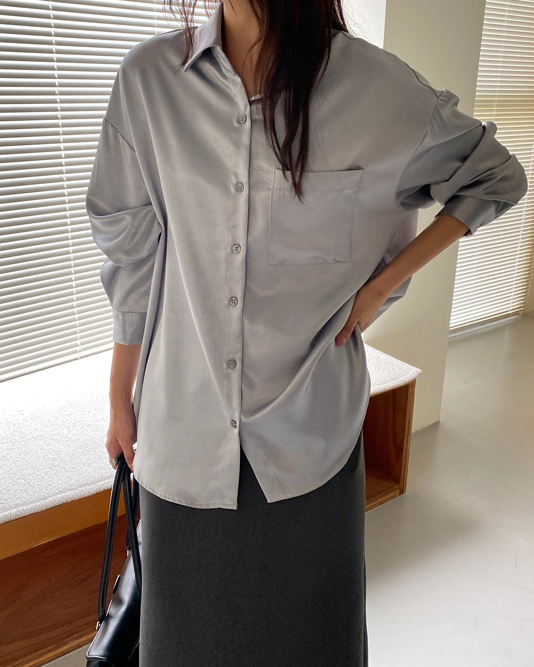 satin shirt