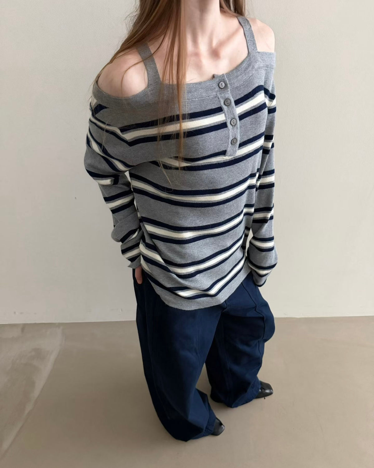 benson offshoulder knit