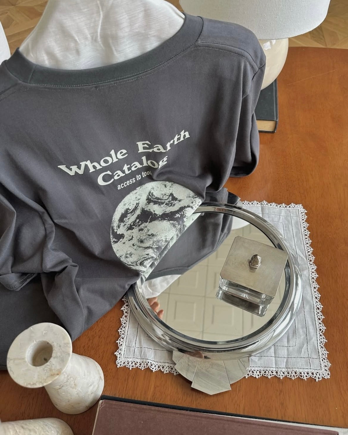 whole earth catalog t-shirt