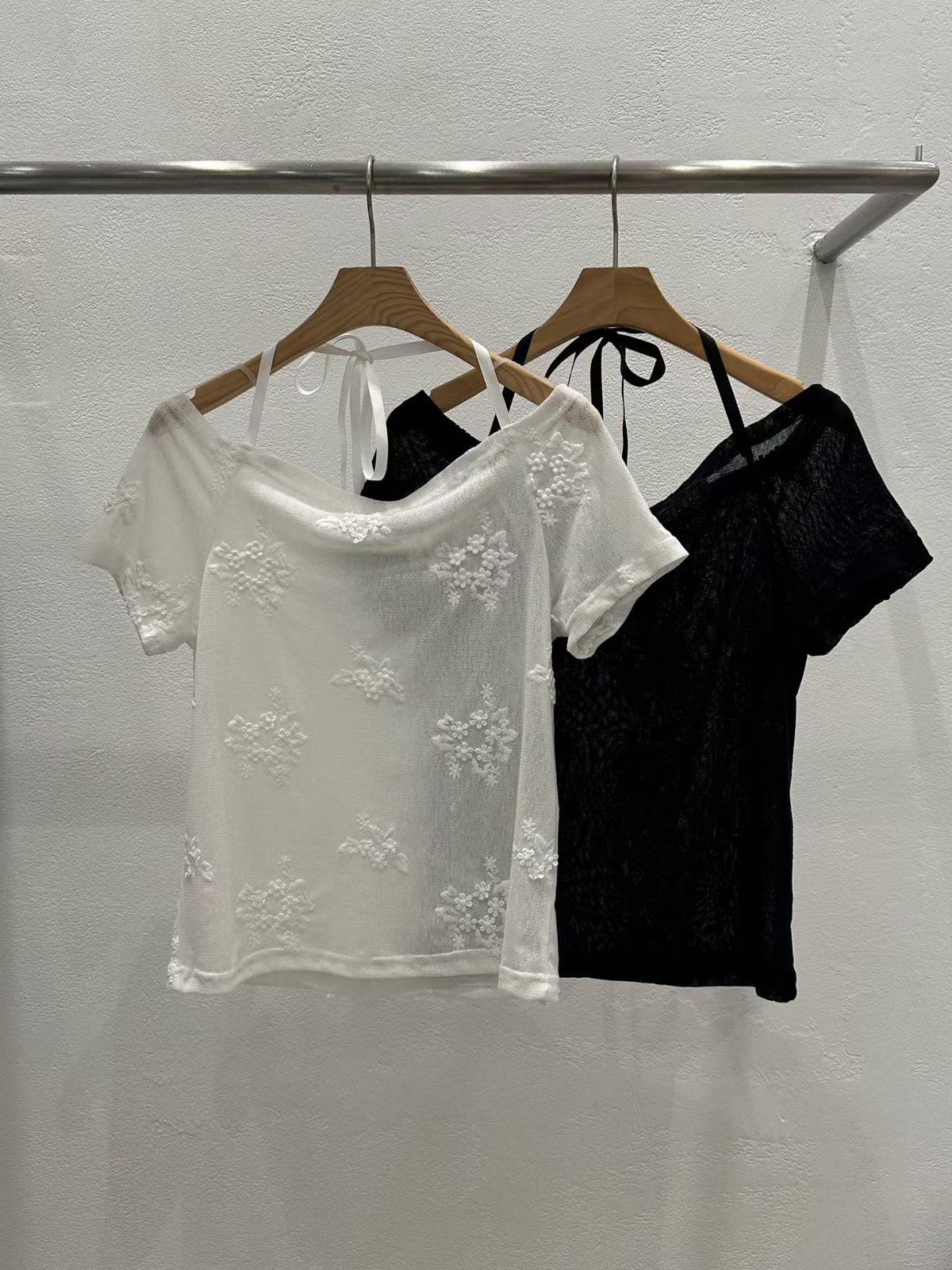 bella embroidery knit