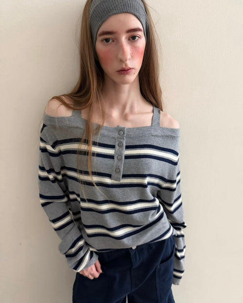 benson offshoulder knit