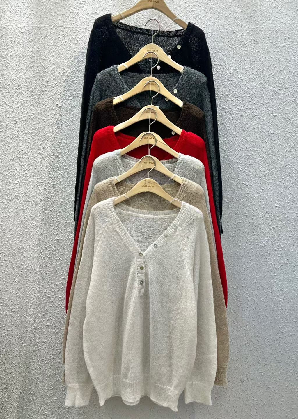deep button knit
