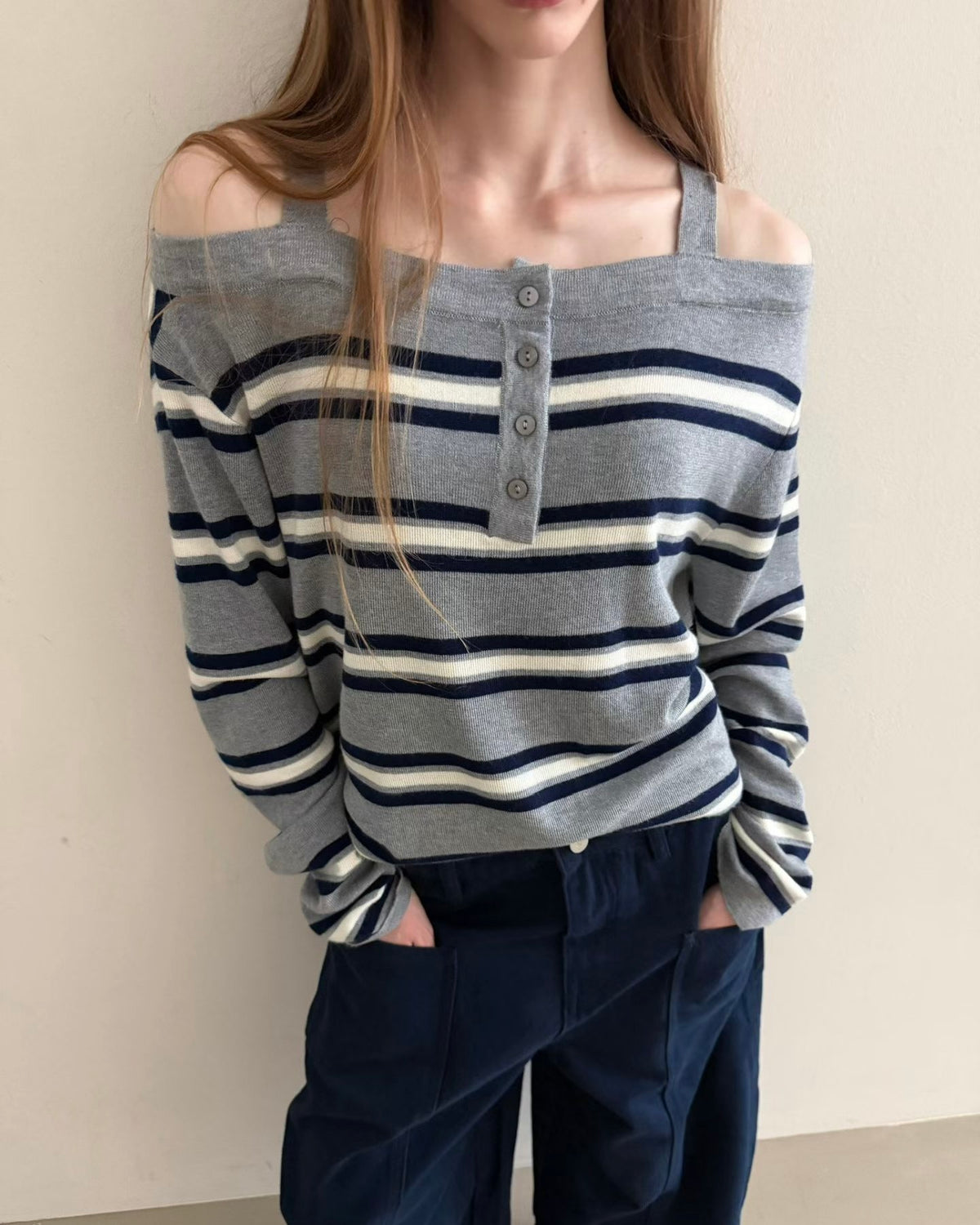 benson offshoulder knit