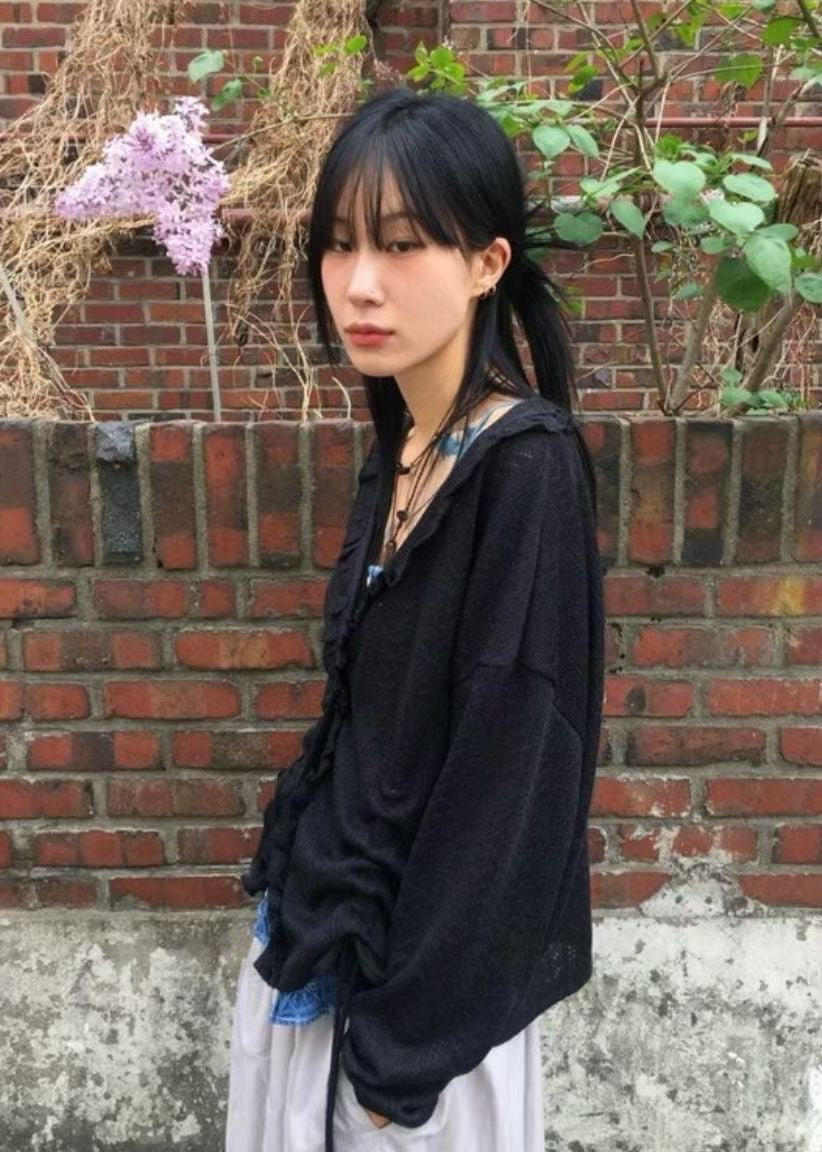 rufus ruffle cardigan