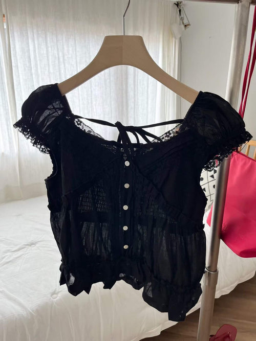 adonis lace blouse