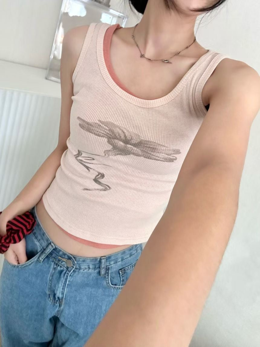 [ last call ] floral tank top