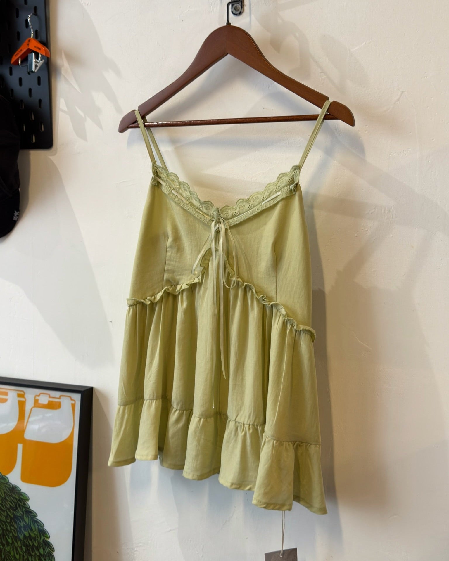 lime blouse