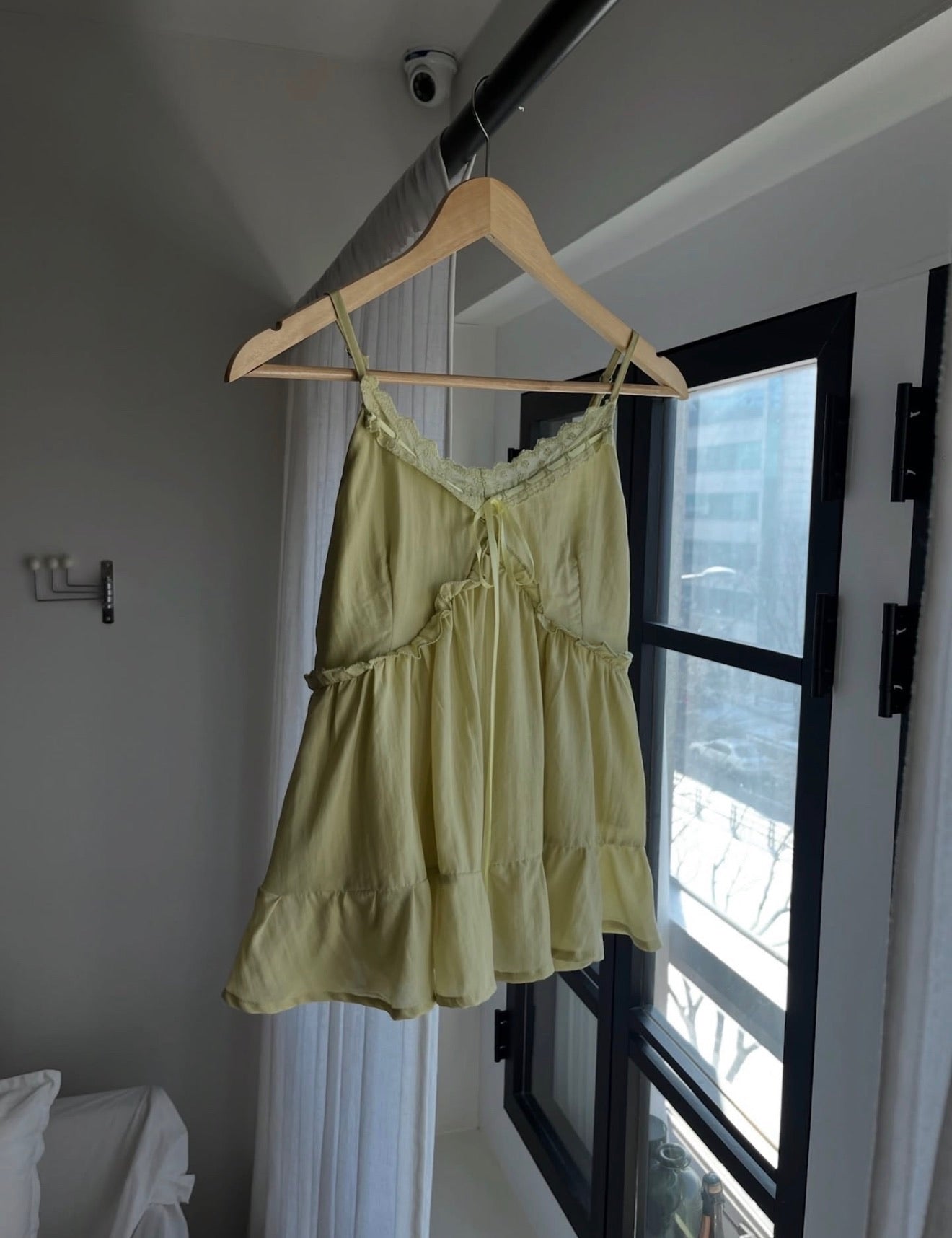 lime blouse