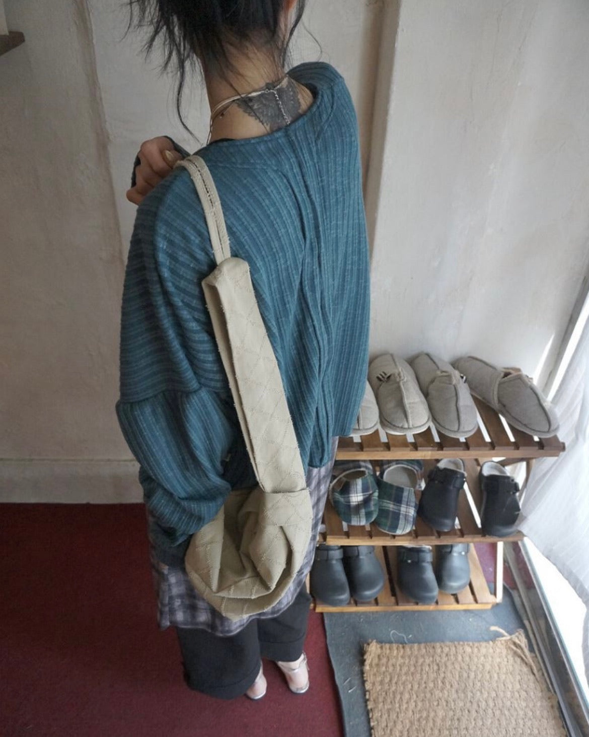 puff sleeves cardigan