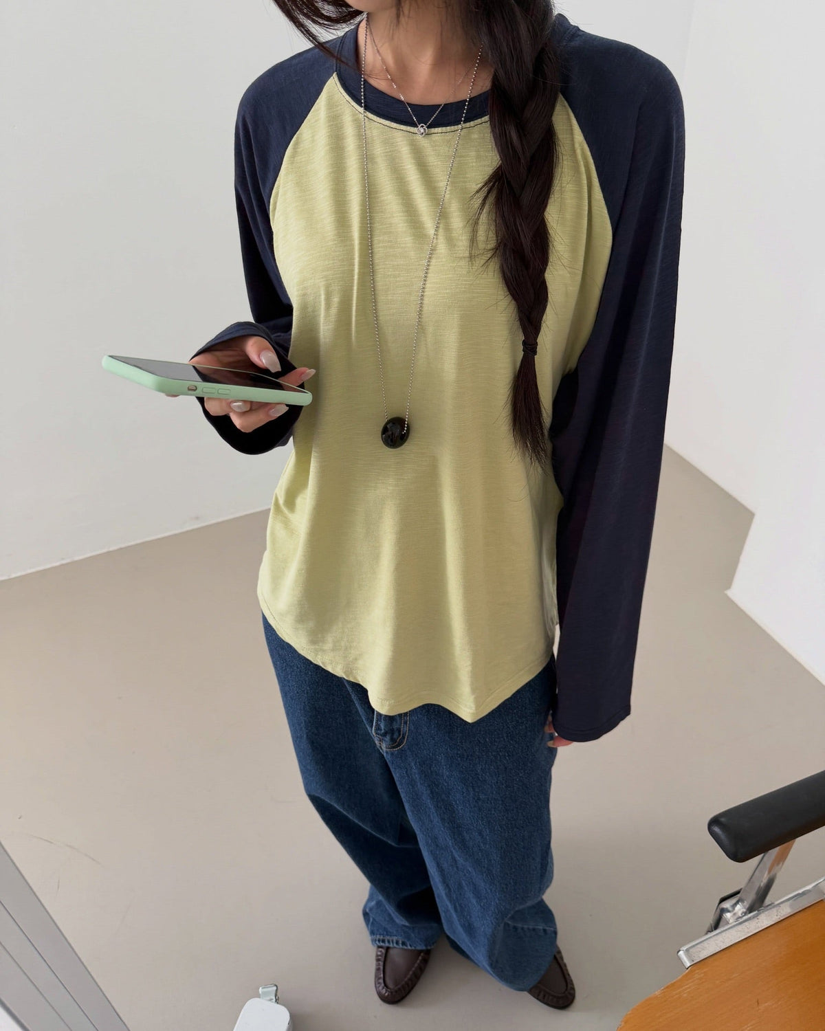 nerd color-block t-shirt