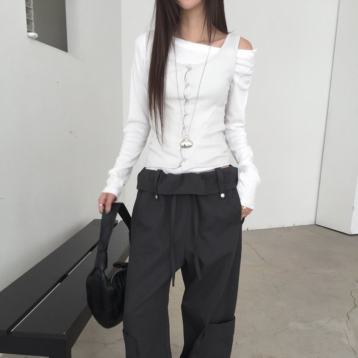 vanilla sleeveless top