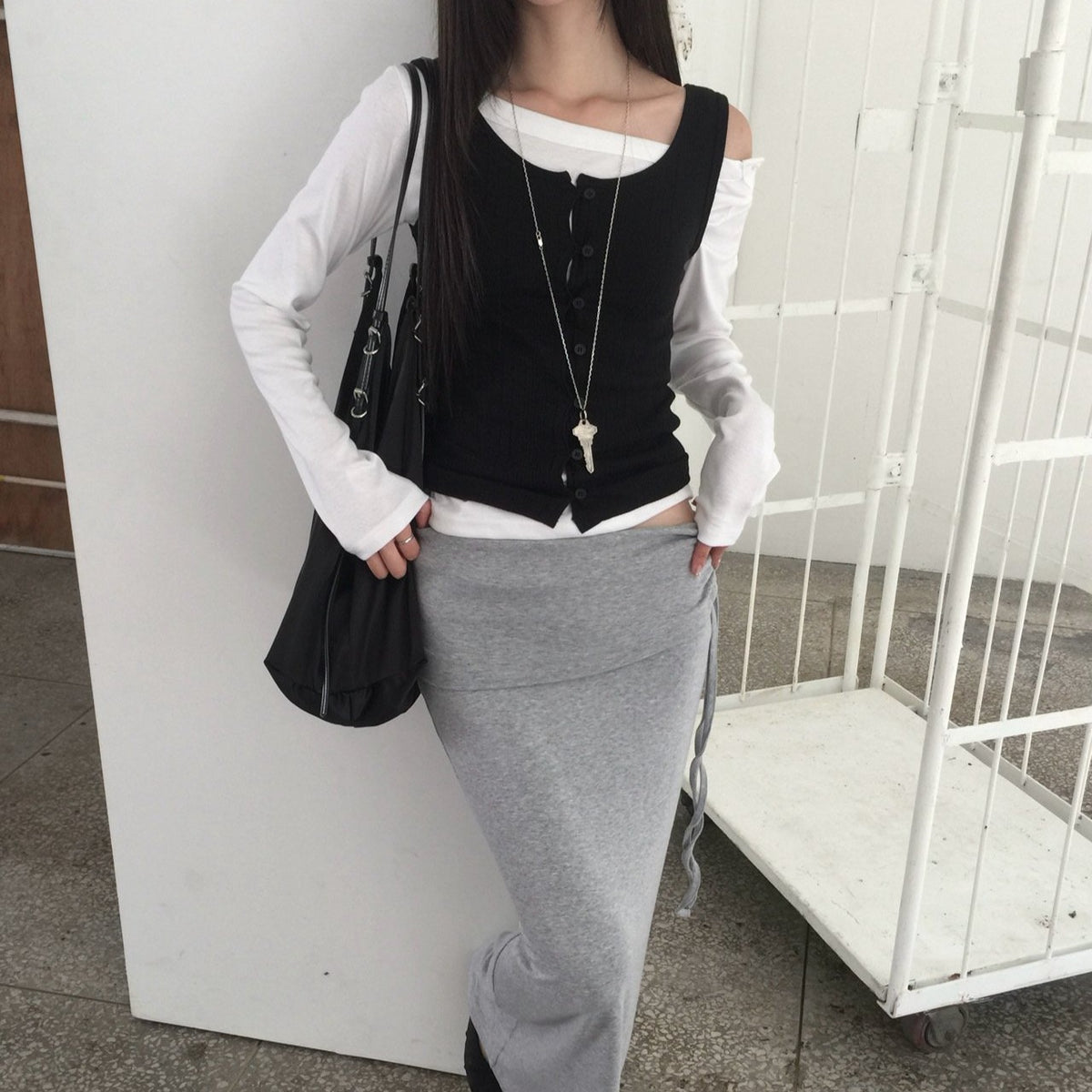 vanilla sleeveless top