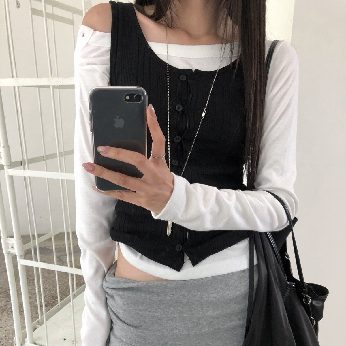 vanilla sleeveless top