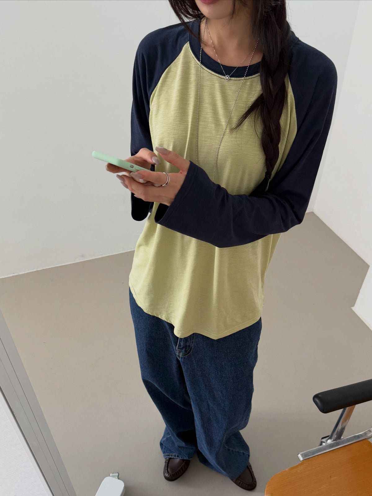 nerd color-block t-shirt