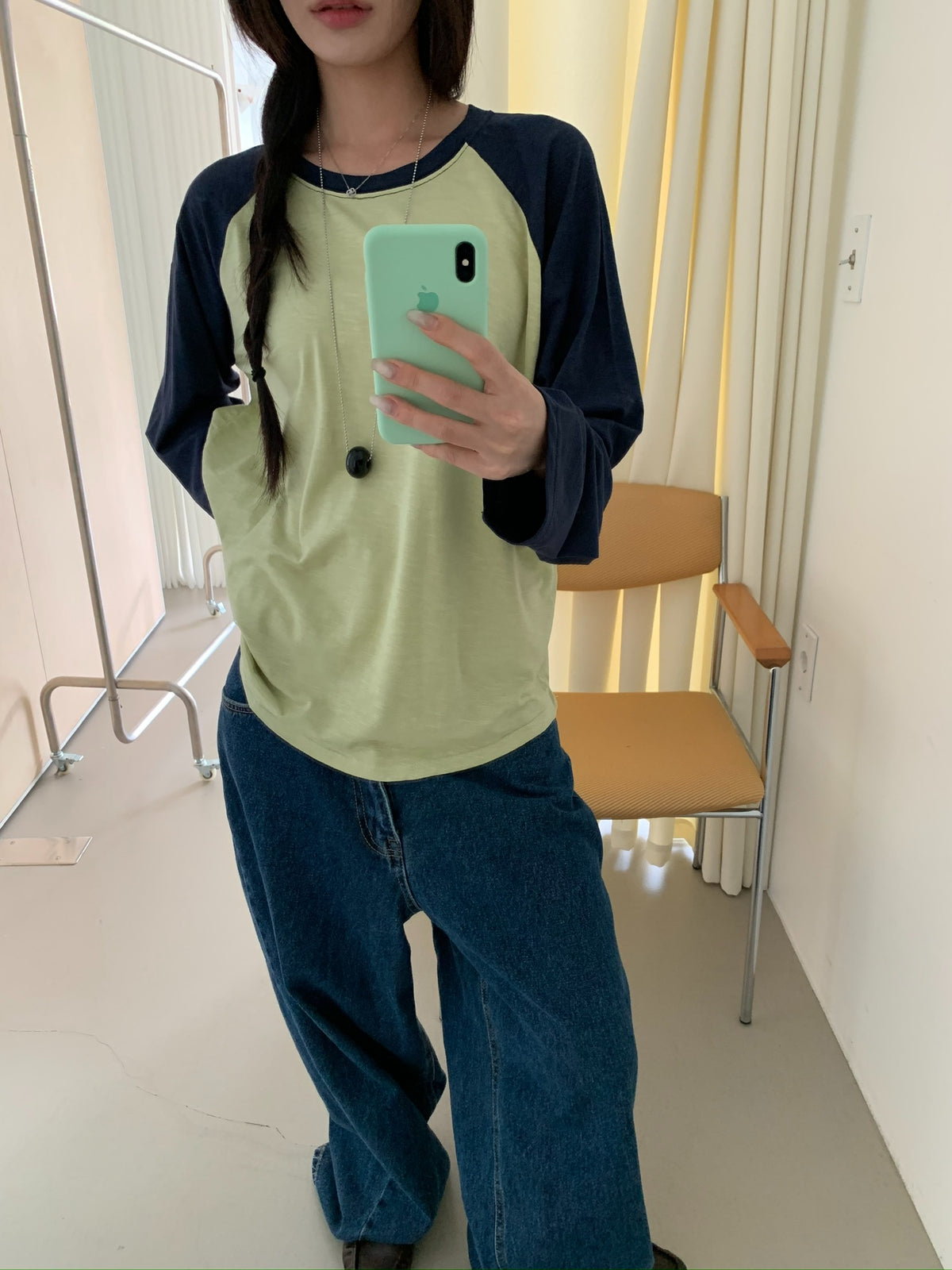 nerd color-block t-shirt
